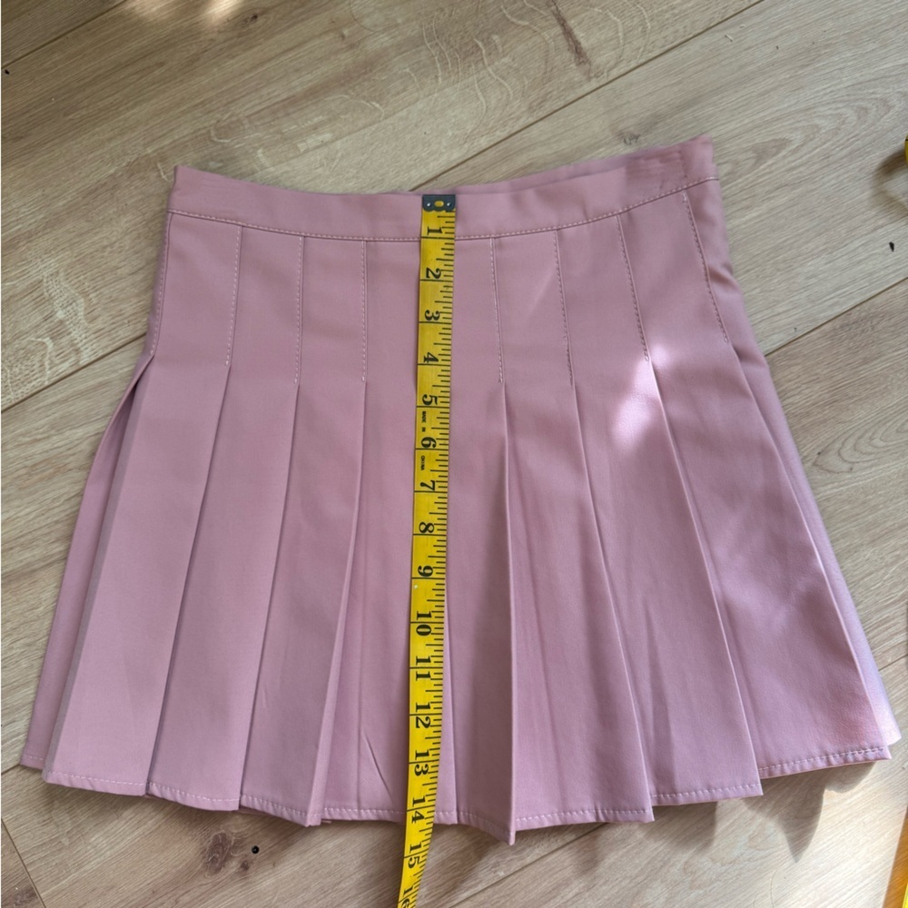 Princess Polly Pink School Girl Skater Skirt - Picture 3 of 4